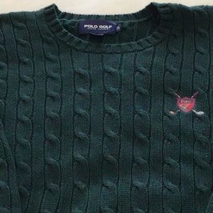 Polo Golf sweater size XL Dk. Green